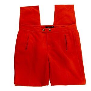 PEACE OF CLOTH Women's Red Pants Poly Blend Stretch Pockets Size 6